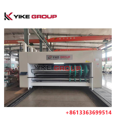 YK-1424 Jenis Rantai Makan Karton Flexo Printer Slotter Mesin Die Cutter