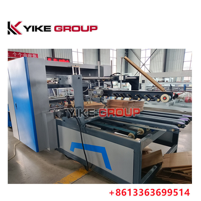 Mesin Kotak Karton Otomatis Folder Gluer, Mesin Lipat Kotak Bergelombang 180m / mnt