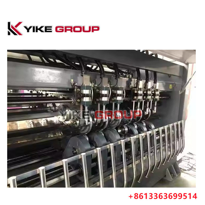 Kecepatan 200m/menit 2500MM YIKE GROUP BNC Tipe Auto Tipe Thin Blade Slitter Scorer online Untuk Garis Produksi Kardus Bergelombang