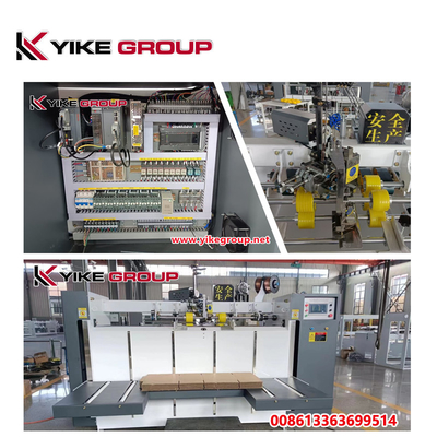 YIKE GROUP 2000mm Semi Otomatis Corrugated Box Mesin Jahit