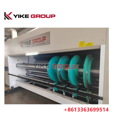 1600x3000MM Chain Feeder Printer Slotter Die Cutter Mesin Kotak Karton yang dibuat dari YIKE GROUP