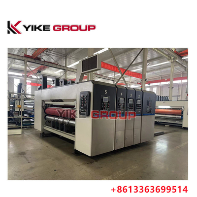 YK-1424 High Speed Flexo Printer Slotter Die Cutter Mesin Kotak Karton pembuatan