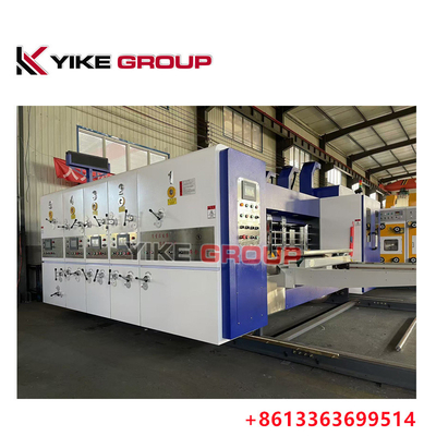 YKHS-1426 Mesin Cetak Flexo 4 Warna Dengan Slotter Dan Die Cutting