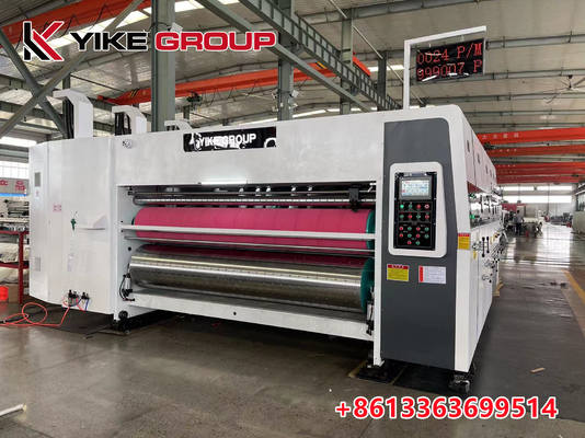 YKHS-1426 Mesin Cetak Flexo 4 Warna Dengan Slotter Dan Die Cutting