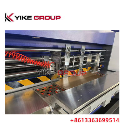 YIKE GROUP 1200X2400MM Flekso Printer Slotter Machine Untuk Pembuatan Kotak Karton