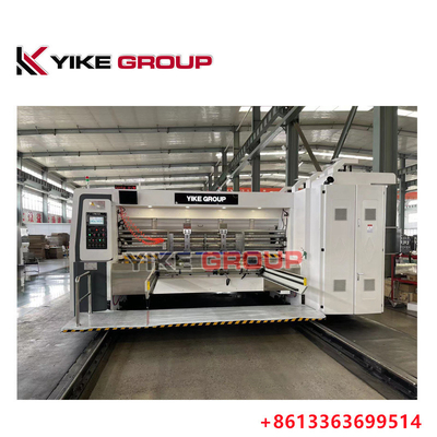 Yk-920 Sistem Pemanfaatan Edge Lead Corrugated Flexo Printer Slotter Machine untuk Pengoperasian Mudah