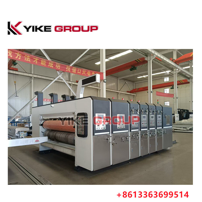 Yk-1228 Lead Edge Feeder Printer Slotter Die Cutter Machine Untuk Karton Bergelombang