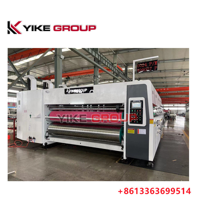 YK-1224 150 Pcs/Min 4 Color Flexo Printer Slotter Machine Mesin Pembuat Kotak Karton