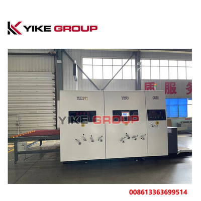 High Speed Flexo Printing Slotting Machine Untuk Kotak Karton Membuat 120-150 Lembar/Minut
