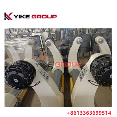 YK-1600 ZJ-V5B Hydraulic Shaftless Mill Roll Stand Untuk Line Karton Kardus Bergelombang