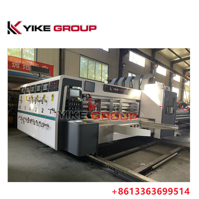 Max Printing Size 1450X2500 Otomatis Lead Edge Flexo 3 Warna Slotter Diecutter Mesin