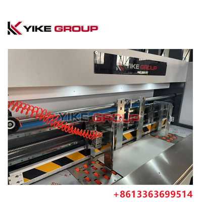 Max Printing Size 1450X2500 Otomatis Lead Edge Flexo 3 Warna Slotter Diecutter Mesin