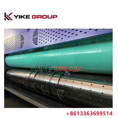 Max Printing Size 1450X2500 Otomatis Lead Edge Flexo 3 Warna Slotter Diecutter Mesin