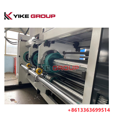 Kecepatan Desain 150pcs/MinYK-1425 Otomatis Flexo Printing Die Cutting Dengan Slotting Knives Machine