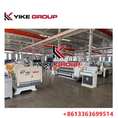 YIKE GROUP Kualitas Tinggi Mesin Single Facer Goresan Untuk 3/5/7 Ply Goresan Karton Produksi Line