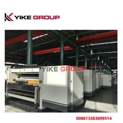 YK-2200 Kecepatan 150m/Min Mesin Single Facer Untuk BHS,FOSBER,TCY, Produksi Kardus Bergelombang