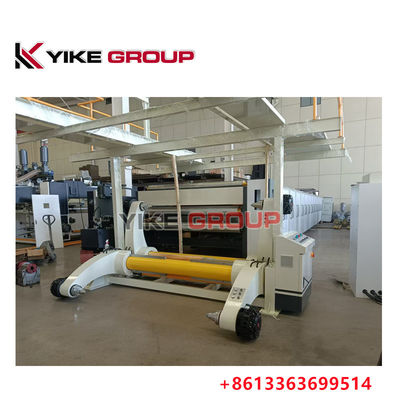 Hydraulic Shaftless Mill Roll Stand Machine Untuk 1600MM 2-Layer Corrugated Paperboard Produksi Line