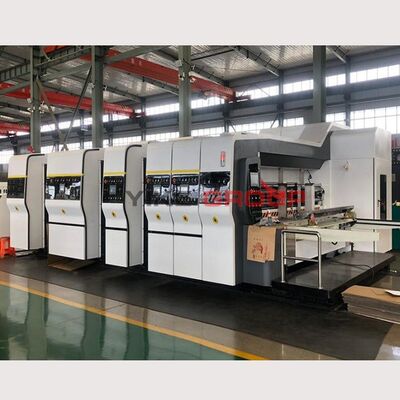 300 pcs/Min High Definition Flexo Printer Slotter Die Cutter Stacker Machine
